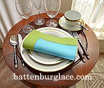 Hemstitch Dinner Napkin in Color